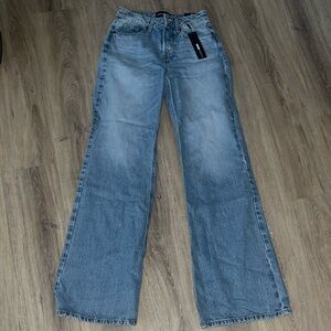 Fashion Nova Light Blue Flare Jeans